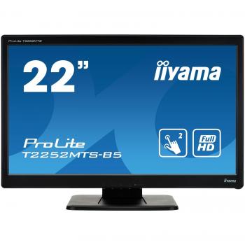 iiyama Prolite T2252MTS-B5 21.5 1920 x 1080Pixeles Multi-Touch Mesa Negro - Monitor