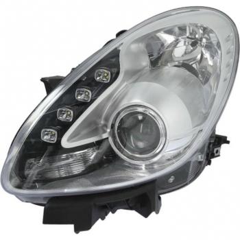 Faro delantero ALKAR 2741471 - Faro delantero de automóvil, compatible con modelos específicos, incluye bombilla, carcasa de plástico resistente y lente transparente