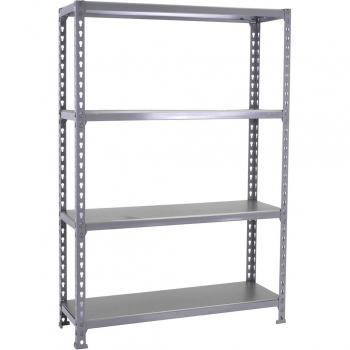 Estantería SIMONCLICK SUPERPLUS 4 Baldas 110x150x30 cm Gris/Gris