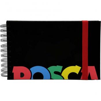 Bloc de dibujo adhesivo Posca Blackbook A5 48 hojas