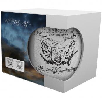Supernatural Crest Tazas Blanco