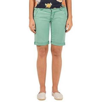 Timezone Slim Nalitz Shorts Pantalones Cortos, Verde