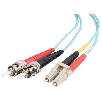 C2G 85547 20m LC ST OFNR Turquesa cable de fibra optica - Cable de fibra óptica