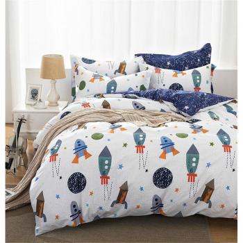Unimall Juego de Sábanas 100% Algodón Cama Infantil, 1*Funda Nórdica de Edredón
