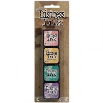 Ranger Distress Tinta Kit 4, Multicolor, 10x3x3 cm