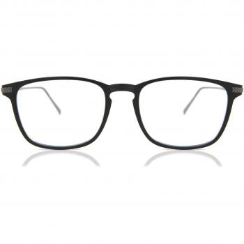 Gafas Anti-Azules Rectangulares Montura Completa de Plástico Negras para Hombre - SmartBuy Collection
