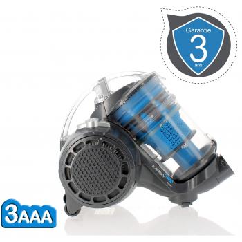 Aspiradora cilíndrica E.ziclean TURBO ECO SILENT 900 W sin bolsa 1,2 L y Robot Aspirador Sled ® Turbo Eco-silent