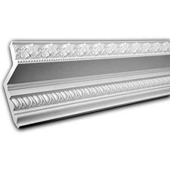 Cornisa Decorativa de Estuco Clásica Blanca 2 m - Profhome