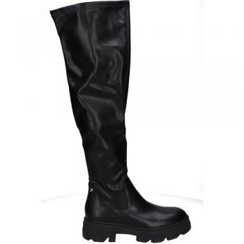 Bota Alta Negra por Encima de la Rodilla con Piso Track para Mujer Gioseppo 67403 Leibn Negro