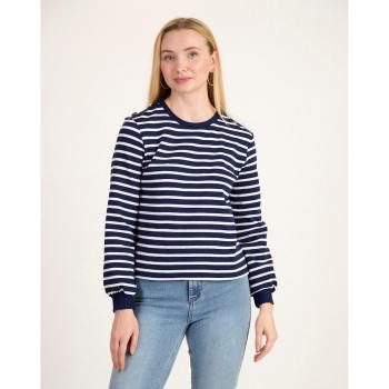 Camiseta flores joya Azul Marino M