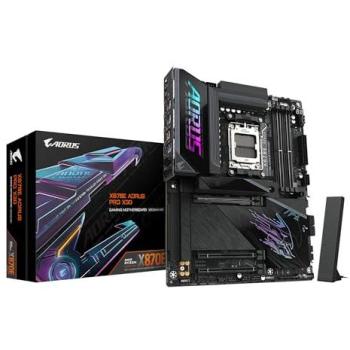 Placa Base Gigabyte X870E AORUS PRO X3D AM5 ATX DDR5 WiFi 7 USB4 PCIe 5.0 5GbE RGB