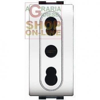 Enchufe Bivalente Blanco Life 4045 - Paquete de 12 unidades