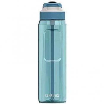 Botella de Agua Kambukka Lagoon 1000 ml Tritán Antigoteo Color Azul Ártico