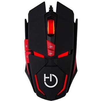 Hiditec Ratón Gaming Alámbrico Micrurus RGB - Sensor Profesional AVAGO A9800 8.100 dpi | Tecnología Gamer OMRON | Ordenador PC - Portátil | Fabricante Español | Incluye Garantía de 2 años