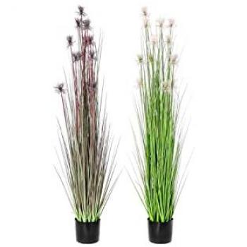 Planta Decorativa DKD Home Decor 40 x 40 x 150 cm Rosa Lila Polietileno PVC (2 Unidades)