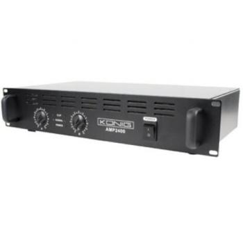 Amplificador de Sonido Profesional PA 2x 120W König PA-AMP2400-KN