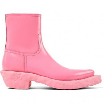 Camperlab Venga Unisex Pink Leather Boots Size 42