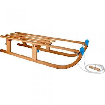 Nijdam Holzschlitten faltbar Trineo, Unisex Adulto, buche