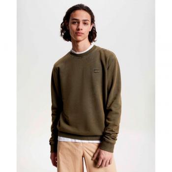Tommy Hilfiger Embroidered Green Crew Neck Sweatshirt - XL