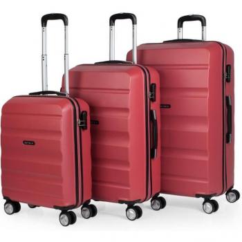 Set de Maletas de Viaje ITACA T71600: Juego de 4 Maletas Resistentes y Ligeras con Candado de Combinación