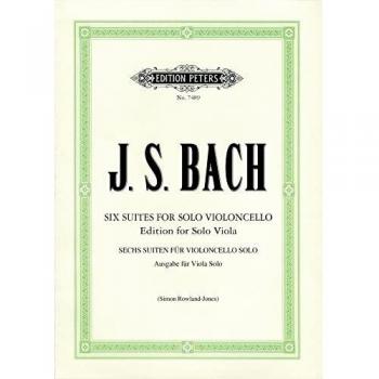 Suites BWV 1007-1012 para Viola - Transcripción de las Suites para Violonchelo Solo de Bach por Simon Rowland-Jones