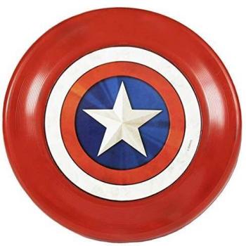 Cerdá Lifes Little Moments - For Fan Pets | Captain America/Avengers Dog Frisbee - Officially Licensed