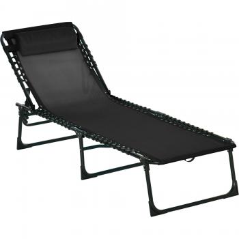 Tumbona Plegable y Ajustable de 4 Posiciones