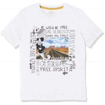 NAME IT Nkmlooney Harry SS Top Wab, Camiseta para Niños, Blanco