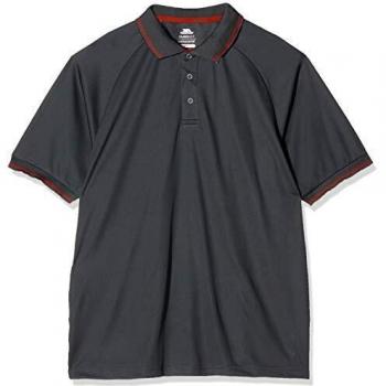 Trespass MATOPOL10003 Bonington Polo de Deporte con Manga Corta, Carbón, M