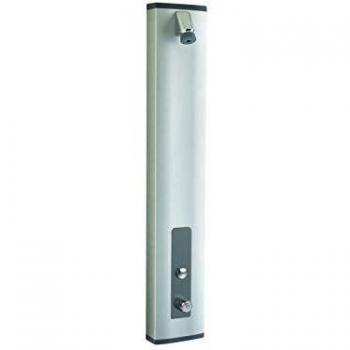 Panneau de Ducha Thermostático Prestotem 2 con Mezclador Temporizado y Ducha Fija - Cromo Mate