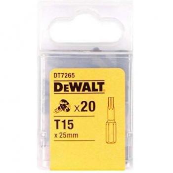 DeWalt DT7265-QZ DT7265-QZ-Puntas para Tornillos Torx-25 mm Longitud, 0 V