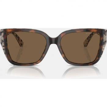 Michael Kors Acadia Brown Rectangular Women's Sunglasses 55mm
