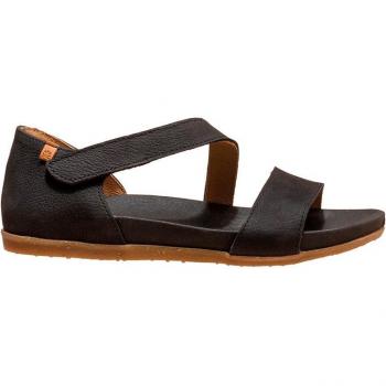 Sandalias de Piel Zumaia negro El Naturalista