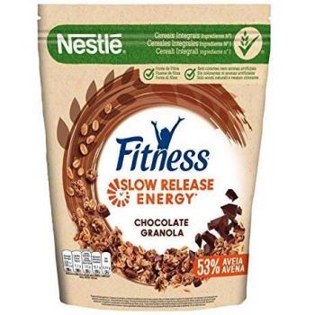 Nestlé Fitness Cereales Granola Copos de Avena Integral y Trigo con Miel, 300g