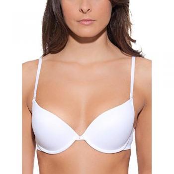 Sujetador Selene Natalia con aros y relleno push up multiposiciones, color blanco, talla 80B