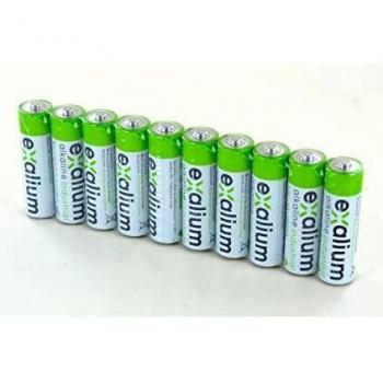 10 Pilas LR06 AA 1.5V alcalina EXALIUM