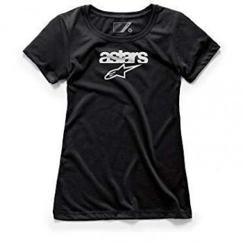 Alpinestars Women's Heritage Blaze Short Sleeve T-Shirt, Black, Medium
