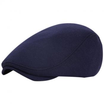 Leisial Sombreros Gorras Boinas con Algodón Ocio Retro Hat Cap Sombrero de Sol Deporte al Aire Libre Primavera Verano para Unisex Hombre Mujer Azul oscuro
