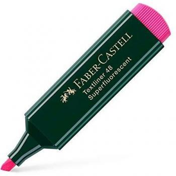 Faber-Castell Lot de 12 Surligneurs TEXTLINER 48 Refill, rose fluo