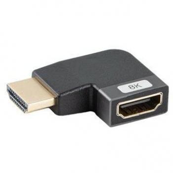 Adaptador de cable de vídeo HDMI tipo A (Estándar) Lanberg AD-HDMI-09 Negro Plata