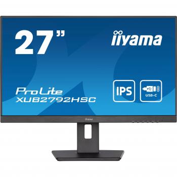 Iiyama ProLite XUB2792HSC-B5 27 LED FullHD 1920x1080 75Hz USB-C Monitor Black