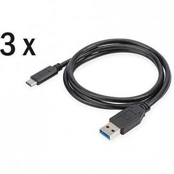 Digitus usb typec chargerdata cable set type c a mm 10m 3er set 3a 480mb 20 version bl