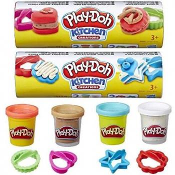 PLAY-DOH E5100EU4 PD Kit para cocinar Biscottini Fai Da Te, pack de 11, Multicolor , color/modelo surtido
