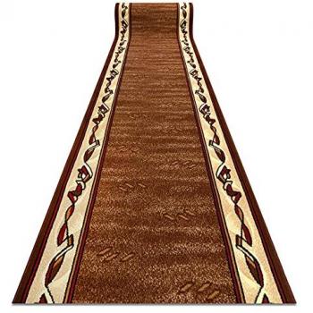 Alfombra de pasillo BCF Filip marrón 100x240 cm