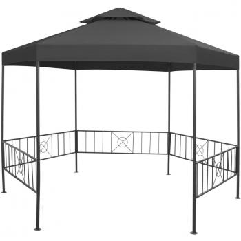 vidaXL Garden Gazebo 323x275x265 cm Anthracite