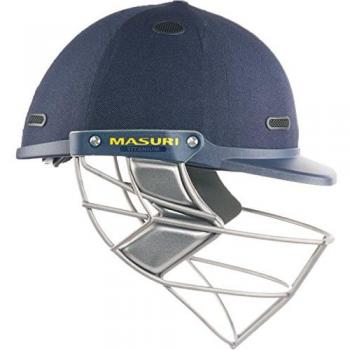 VS Test Titanium Adult Cricket Helmet, Blue, M by Masuri