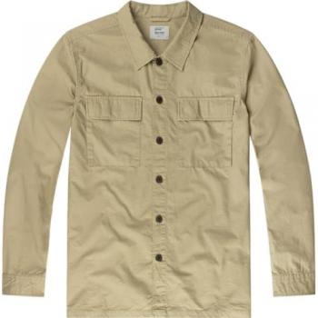 Camisa de Manga Larga Vintage Industries Emerald para Hombre - Caqui - Talla XXL - 100% algodón - Regular