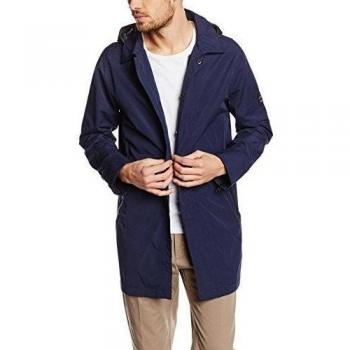 ECOALF Cleveland Trench Man, Parka para Hombre, Azul / 165, M