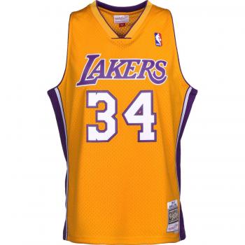 Shaquille O'Neal #34 Los Angeles Lakers Swingman Jersey - Light Gold 1999-00 Edition