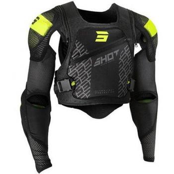 Chaqueta Protectora Ultralight 2.0 Junior Negra y Amarilla